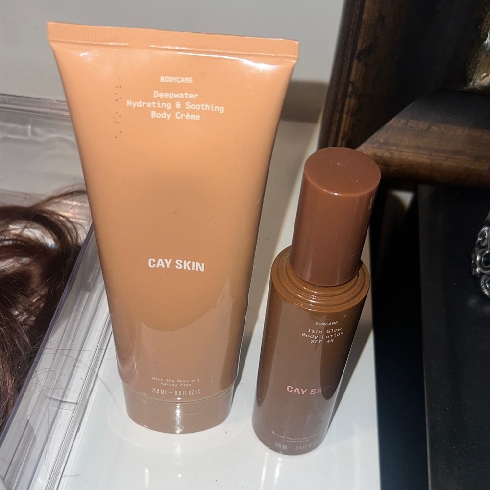 Cay Skin Body Crème and Serum Set